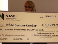 2019 Aflac check