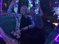 San Antone, TX - 2 ladies waving